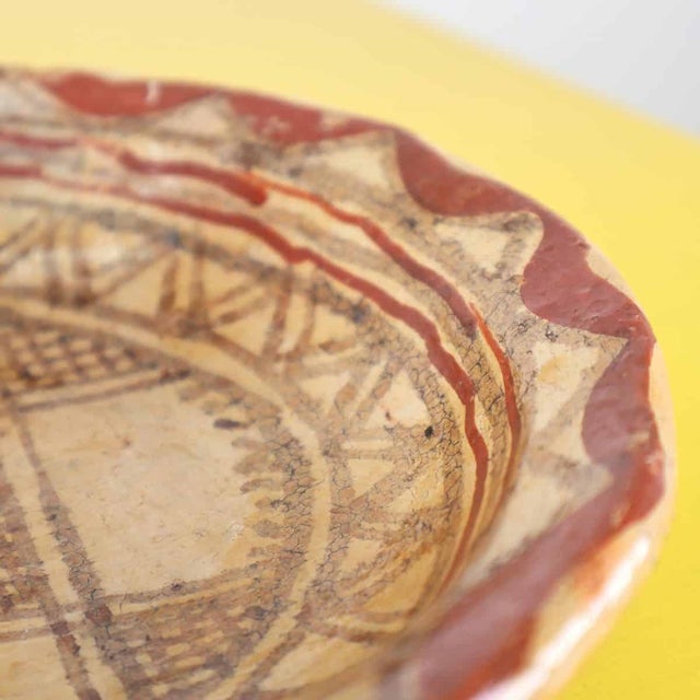 Ancient Kabyle Terracotta Plate For Sale - Image 11 of 12