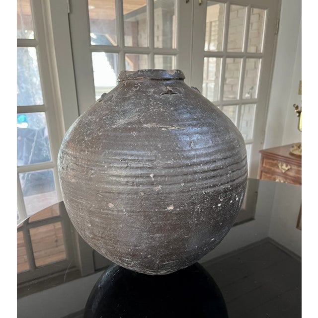 Early 20th Century Antique Art Pottery Handcrafted Vase For Sale - Image 5 of 13