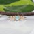 2020s Paraiba Tourmaline Ring With Natural Diamond Accents in Solid 14k Gold, 5x3mm, Size 6.75 For Sale - Image 5 of 9