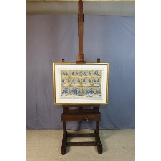 Antique Oak Painters Easel, 1800s For Sale - Image 3 of 13