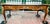Mid 20th Century French Louis XV Bureau Plat Desk With Ormolu Mounts, Leather Top & Herringbone Parquetry Veneers For Sale - Image 9 of 10