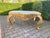1980s French Louis XVI Gold Beech Marble Coffee Table For Sale - Image 11 of 11