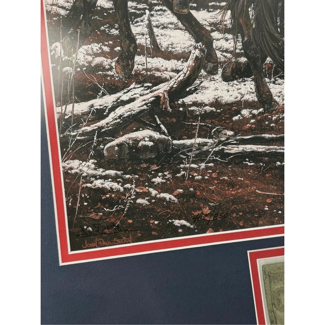 1980s 1980s John Paul Strain Signed Limited Edition Framed Print That Devil Forrest For Sale - Image 5 of 8