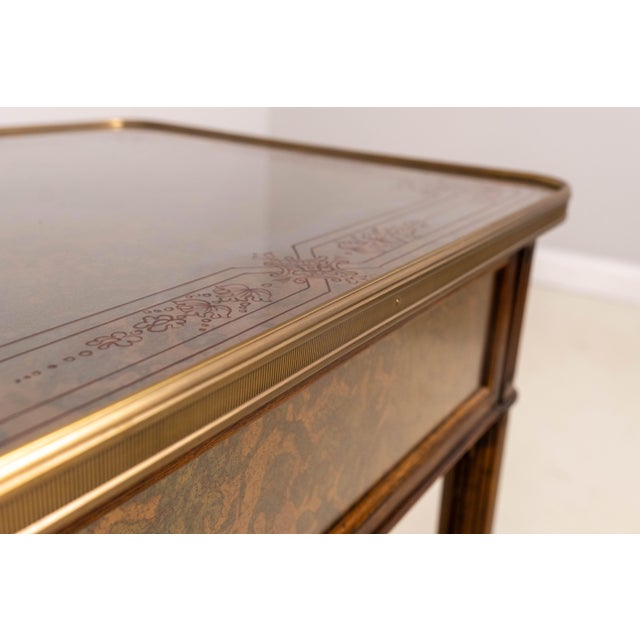 Theodore Alexander Eglomise Hollywood Regency Nightstand For Sale - Image 14 of 18