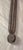 Antique 18th Century Wrought Iron Turned Brass English Fireplace Tongs Tool 27 For Sale - Image 9 of 11
