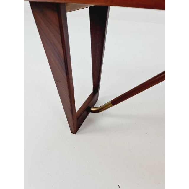 Wood Danish Teak Desk by Peter Lovig Nielsen for Hedensted, 1960s For Sale - Image 7 of 11
