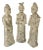 Vintage Maitland Smith Terracotta Statues of Asian Women - Set of 3 For Sale