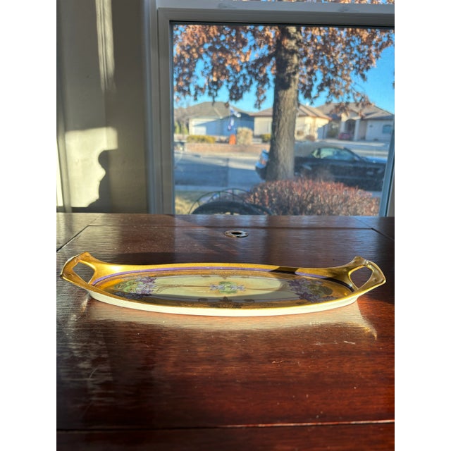 Antique Art Nouveau Pickard Tray that is so beautiful, the design is on the cover of the Collectors Encyclopedia of...