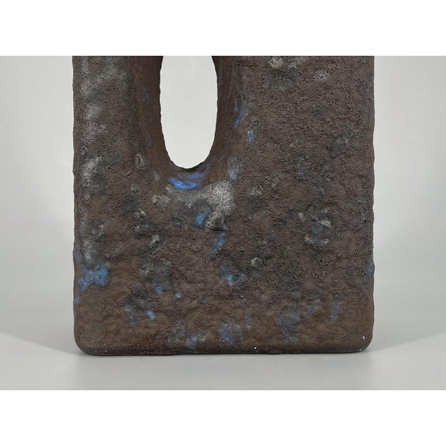 Fat Lava Ceramic Vase from Uebelacker Keramik, Germany, 1960s-1970s For Sale - Image 6 of 11