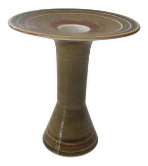 By Carl Harry Stalhane a 1950s Rorstrand Porcelain Candle Holder Sweden