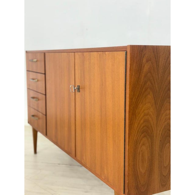 Mid-Century Sideboard with Drawers in Walnut, 1960s For Sale - Image 10 of 14