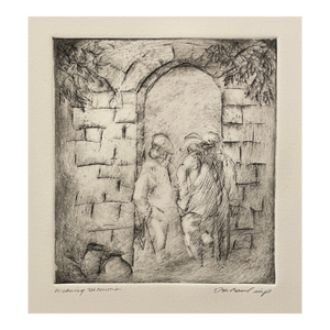 1997 David Baird Morning Discussion Etching