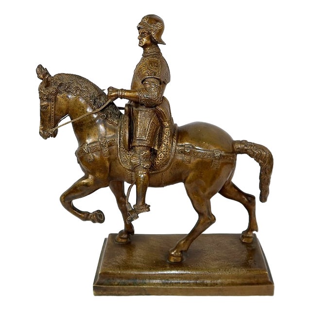 After Verrocchio, Le Colleone, Late 1800s, Bronze For Sale