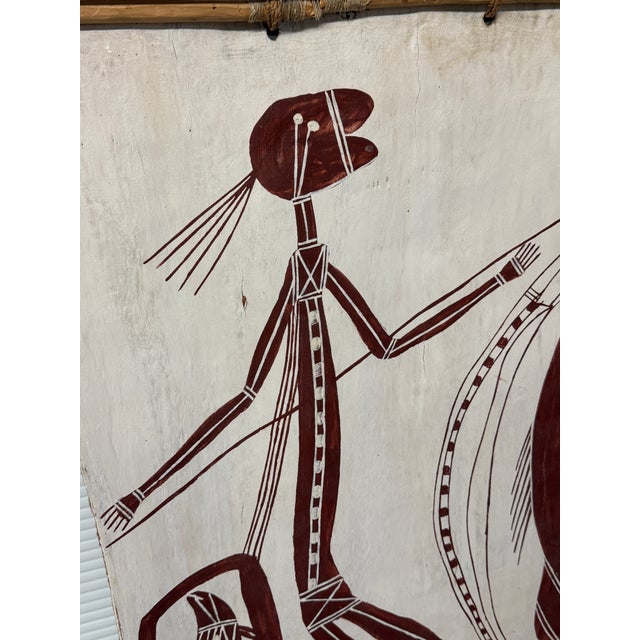 Art Aboriginal Bark Painting For Sale - Image 11 of 12