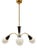 Mid-Century Modern Brass 3-Armed Sputnik Lamp, 1950s For Sale