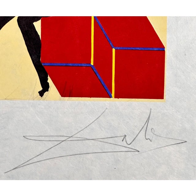 Surrealism Dali Memories of Surrealism Dressed in the Nude Hand Sign Number Etching Surreal For Sale - Image 3 of 6