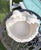 Ceramic Vintage Italian Blanc De Chine Ceramic Basket For Sale - Image 7 of 9