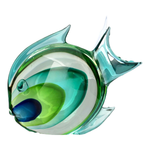 Hand-Blown Murano Art Glass Fish