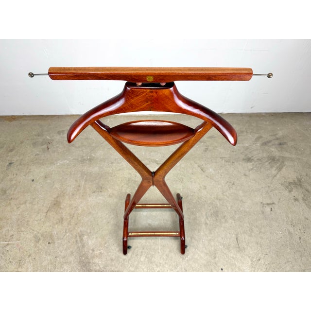 Mid Century Italian Modern Men’s Valet by Ico and Luisa Parisi for Fratelli Reguitti, Italy For Sale - Image 10 of 12
