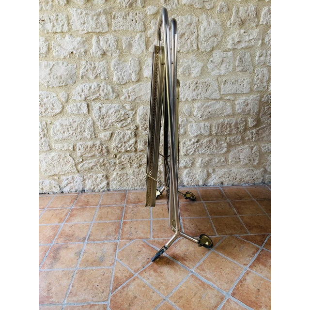 Vintage Bar Cart with Wheels, 1960s For Sale - Image 17 of 18