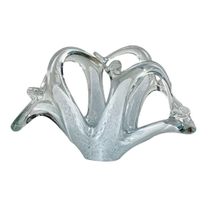 Mid-Century Italian Murano Art Glass Desk Letter Holder