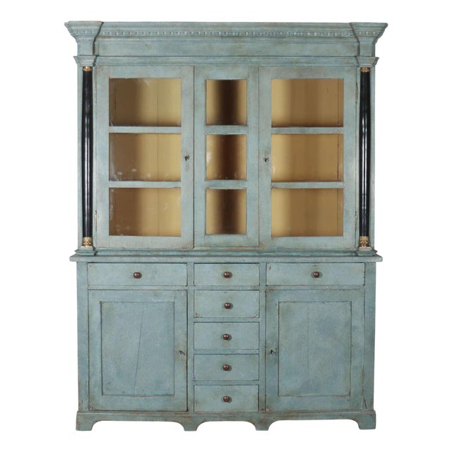 Early 19th Century Dutch Painted Cabinet For Sale