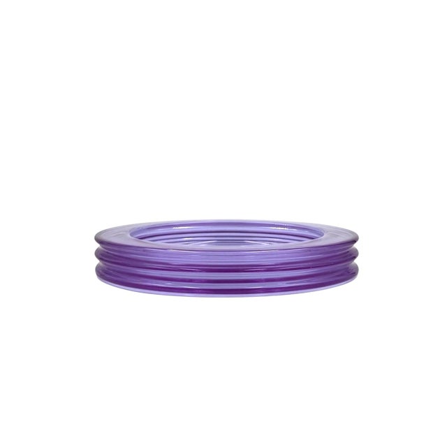Sergio Asti Space Age "Onde" Series Crystal Ashtray, Sergio Asti, Arnolfo Di Cambio Italy Ca. 1970 For Sale - Image 4 of 12