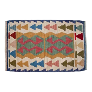 2010s Turkish Rug Hand-Woven Kilim Rug - 2'4" X 3'7"