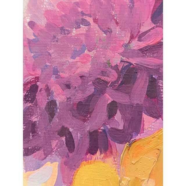 1970s Romey T. Brough (1944-) Modernist Floral Still Life For Sale - Image 10 of 16