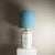 1960s Italian Enameled Ceramic and Brass Table Lamp attributed to Tommaso Barbi, 1960s For Sale - Image 5 of 7