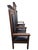 Antique Mission Revival Oak Triple Hall Bench – Original Leather – For Reupholstery Antique Mission Revival triple hall...