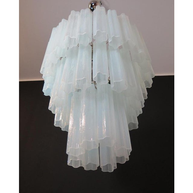 Venini Tronchi Chandeliers in the Style of Toni Zuccheri for Venini, Murano, Set of 2 For Sale - Image 4 of 10