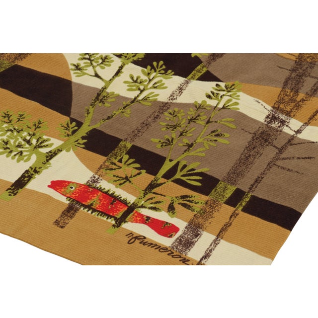 Vintage René Fumeron Pictorial Tapestry “Calypso” | Rug & Kilim For Sale In New York - Image 6 of 8