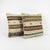 Mid-Century Modern Bohemian Turkish Kilim Pillow Cover 20'' X 20'' - Set of Two For Sale - Image 3 of 4