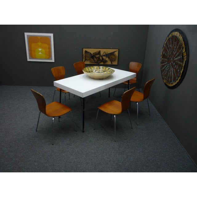 1960s Teak Nikke Dining Chairs by Tapio Wirkkala for Asko, Set of 6 For Sale - Image 5 of 16