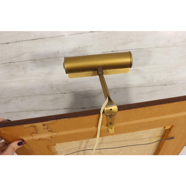 Original Signed George Weissbort (1928–2013) Oil Portrait of a Gentleman With Gallery Light For Sale - Image 12 of 14