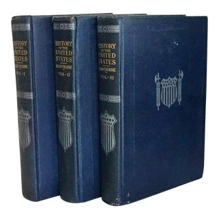 History of the United States by Hawthorne Antique 3 Volume Set For Sale