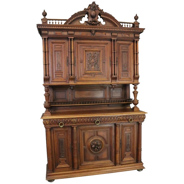 Buffet Renaissance Antique French 1900 Impressive For Sale