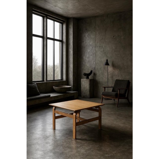 The very rare coffee table with a strong, modernist form. It was designed by karl erik ekselius for j.o. Carlsson in...