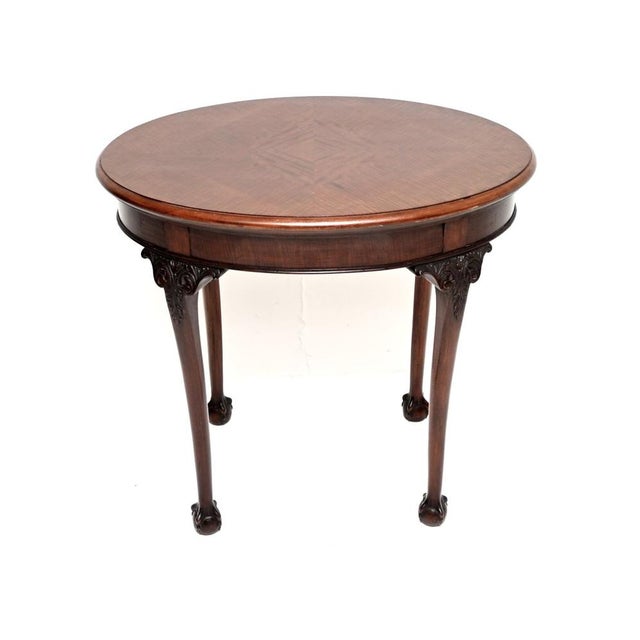 Antique Edwardian Satinwood Occasional Card Table, 1900s For Sale - Image 10 of 10