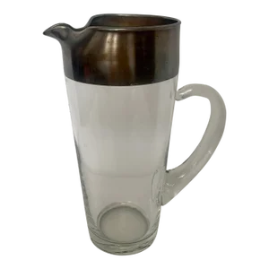 Vintage Dorothy Thorpe Silver Banded Pitcher