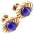 Contemporary Late 20th Century Tiffany & Co. Jean Schlumberger Lapis Lazuli Yellow Gold Cufflinks, Pair For Sale - Image 3 of 8