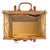 Vintage English Tanner Krolle & Co. Ltd. For Harrods Leather Gladstone Bag For Sale - Image 11 of 18