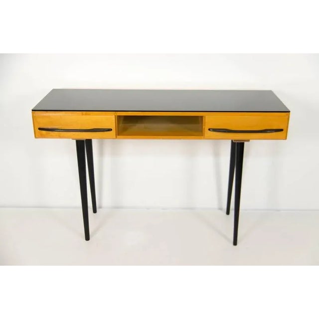 Contemporary Minimalist Writing Desk by M. Pozar for UP Zavody, 1960s For Sale - Image 3 of 12