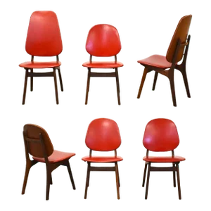1960s Hans Hovmand Olsen Teak Dining Chairs - Set of 6