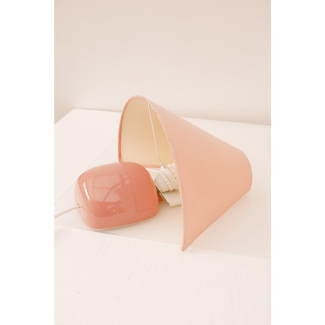 Metal Vintage Scandinavian Wall Sconce in Pink from Ikea, 1980s For Sale - Image 7 of 17