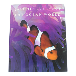 1985 Jacques Cousteau the Ocean World Hardcover Book