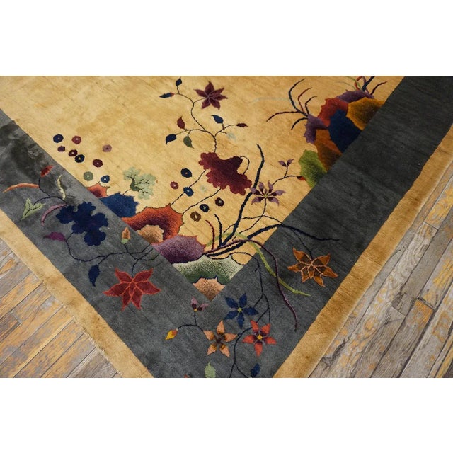 1920s Chinese Art Deco Carpet ( 9' x 11'6" - 274 x 351 ) For Sale In New York - Image 6 of 12