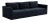 Willow Navy Modular Performance Velvet Sofa For Sale