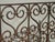 Black Vintage French Country Wrought Iron Fireplace Screen With Finials For Sale - Image 8 of 16